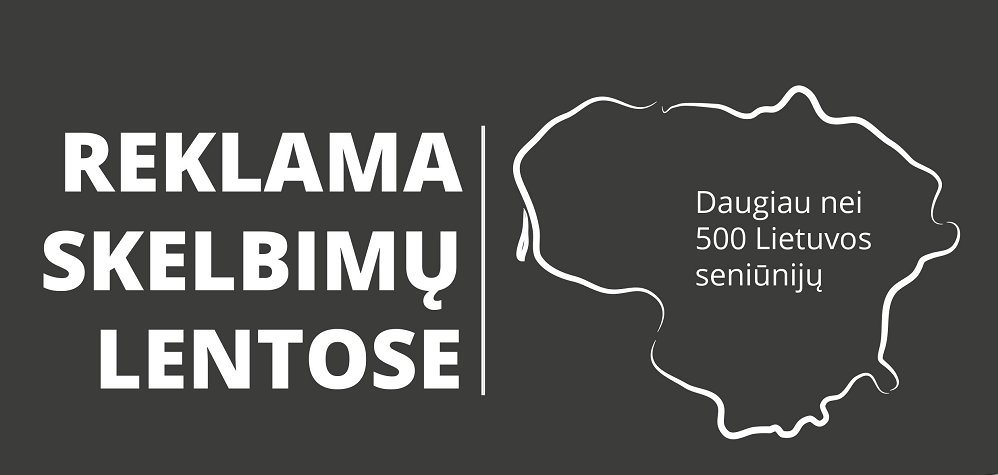 Reklama skelbimų lentose visoje Lietuvoje – 500+ seniūnijų